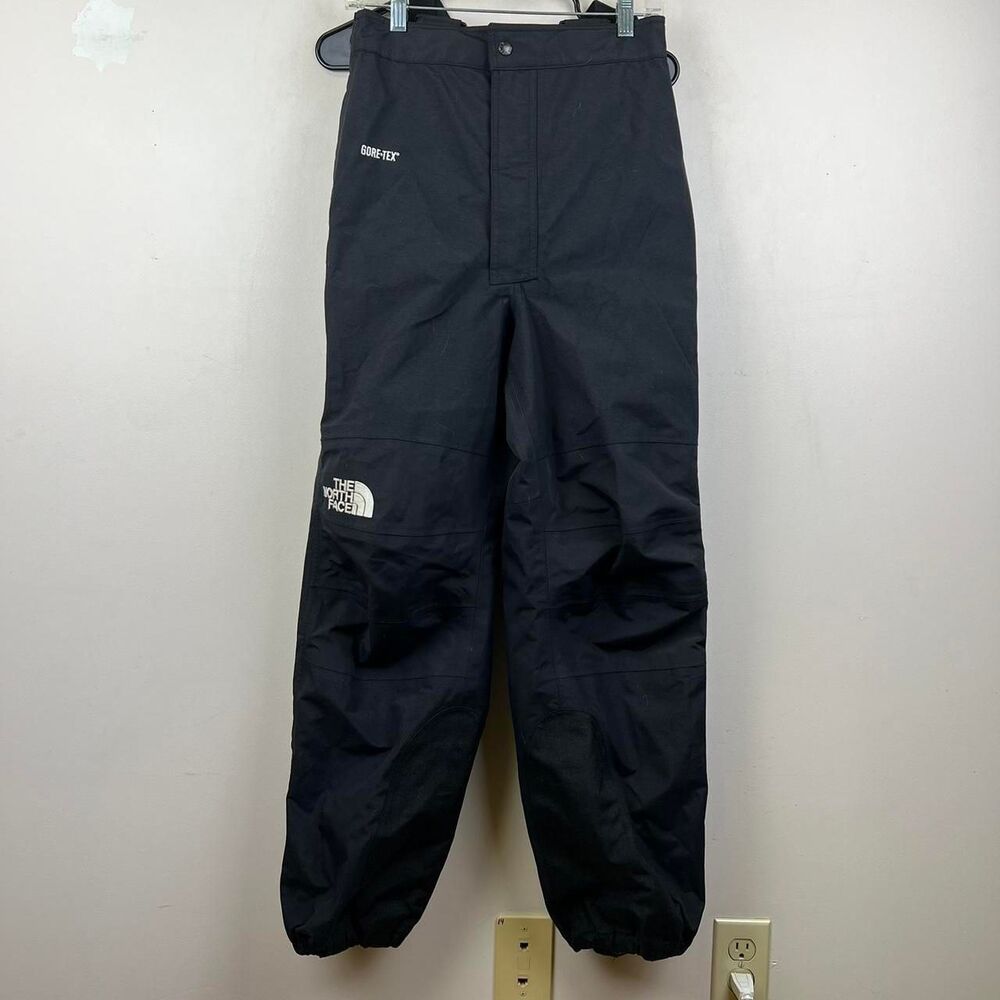Men’s The North Face Black Ski Pants With Adjustable Suspenders Overalls Size S